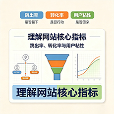 九江建站-理解网站核心指标：跳出率、转化率与用户粘性
